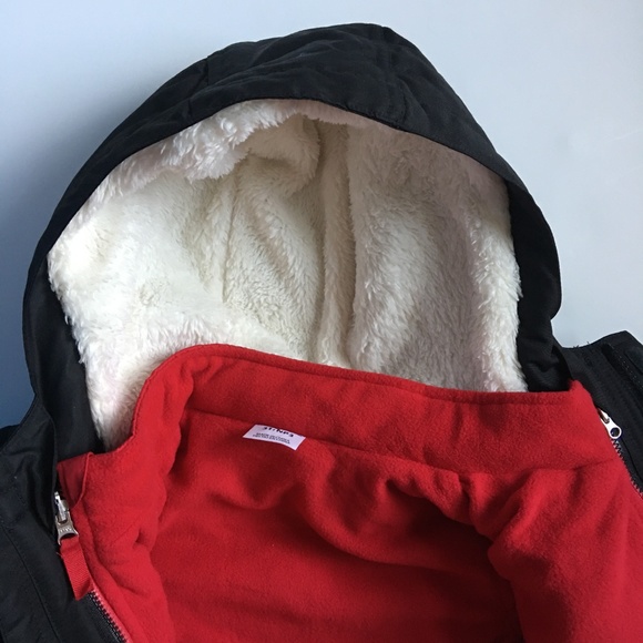 Black Winter Coat 4 in 1. Water Repellent sz 3T - Picture 6 of 9